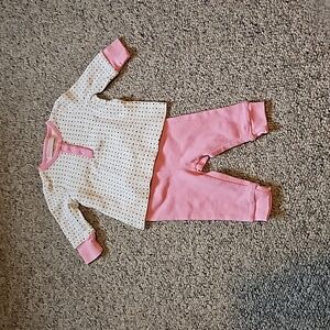 Dwell Studio for Target Baby Girl Cotton Waffle Knit Outfit 3-6M